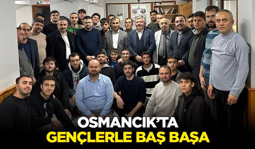 Osmancık’ta gençlerle baş başa