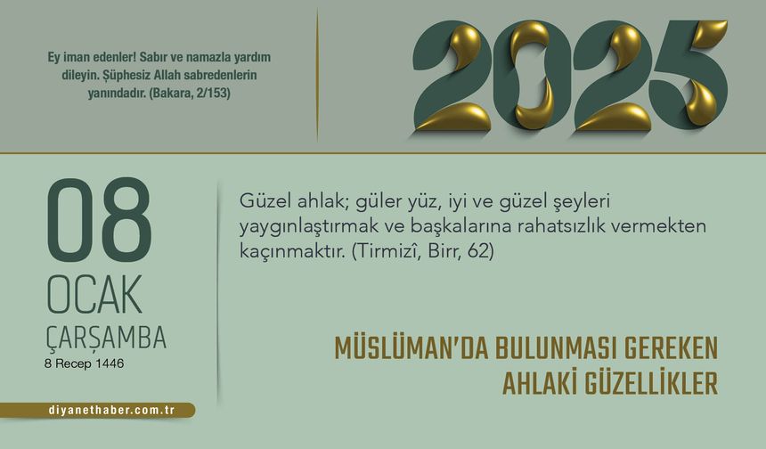 Müslüman’da Bulunması Gereken Ahlaki Güzellikler