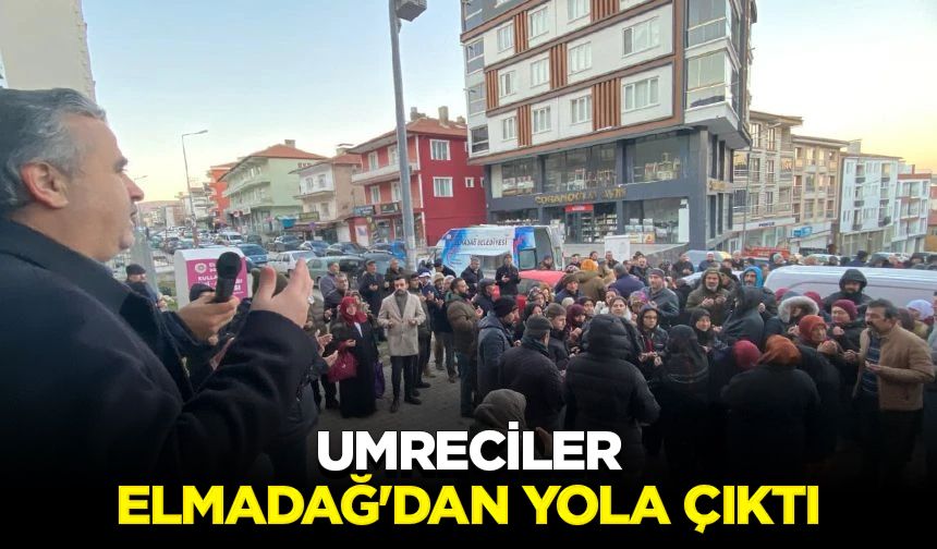 Umreciler Elmadağ'dan yola çıktı