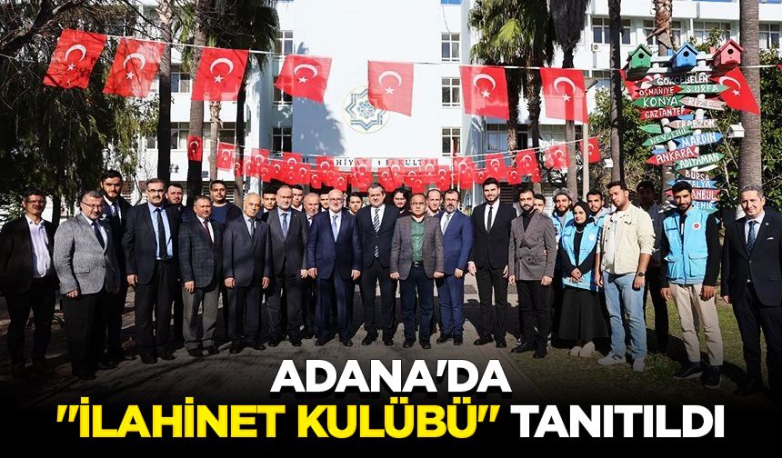 Adana'da "İlahinet Kulübü" tanıtıldı