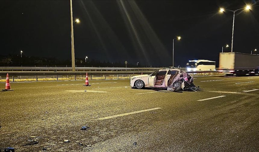 Ankara'daki trafik kazasında bir kişi öldü, 3 kişi yaralandı