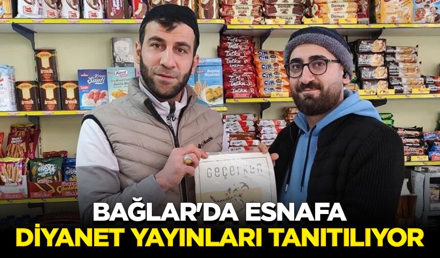 Bağlar'da esnafa Diyanet Yayınları tanıtılıyor