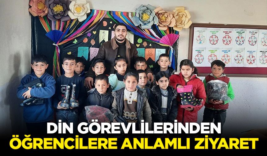 Din Görevlilerinden öğrencilere anlamlı ziyaret