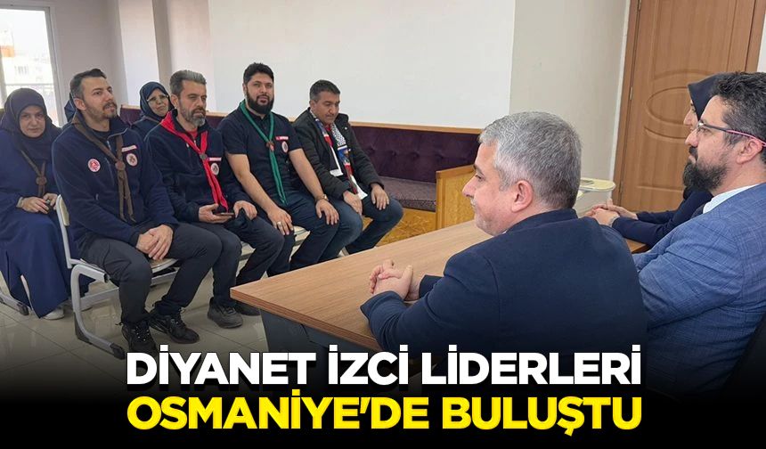 Diyanet izci liderleri Osmaniye'de buluştu