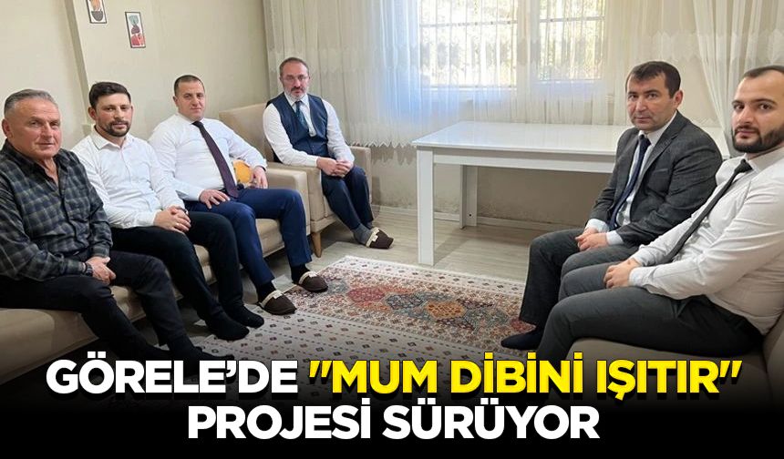 Görele’de "Mum Dibini Işıtır" projesi sürüyor