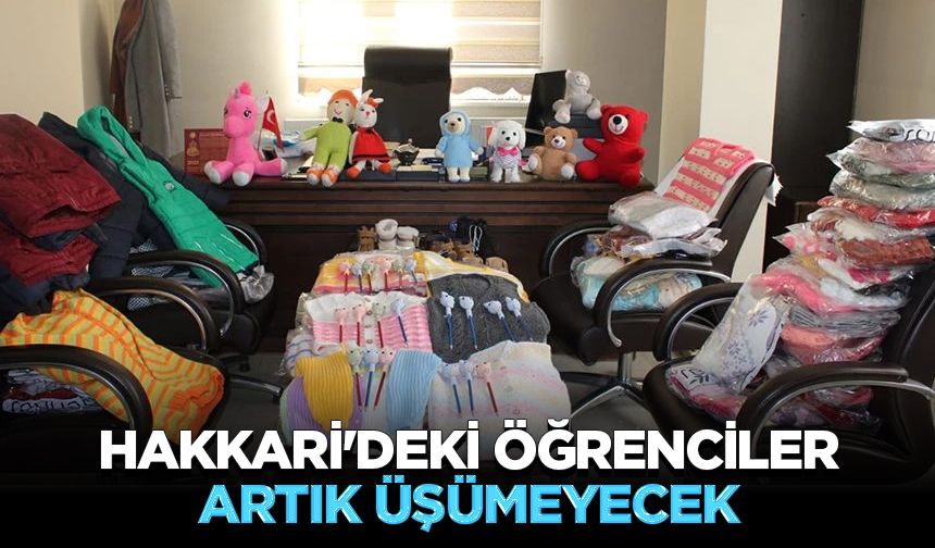 Hakkari'deki öğrenciler artık üşümeyecek