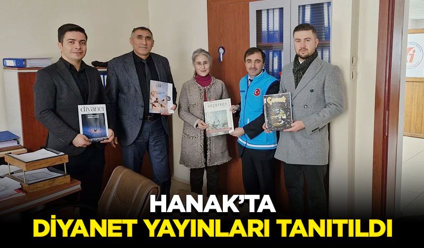 Hanak’ta Diyanet yayınları tanıtıldı