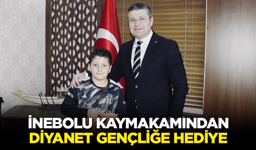 İnebolu Kaymakamından Diyanet gençliğe hediye