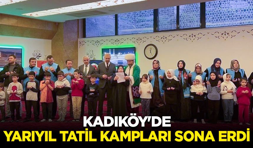 Kadıköy'de yarıyıl tatil kampları sona erdi