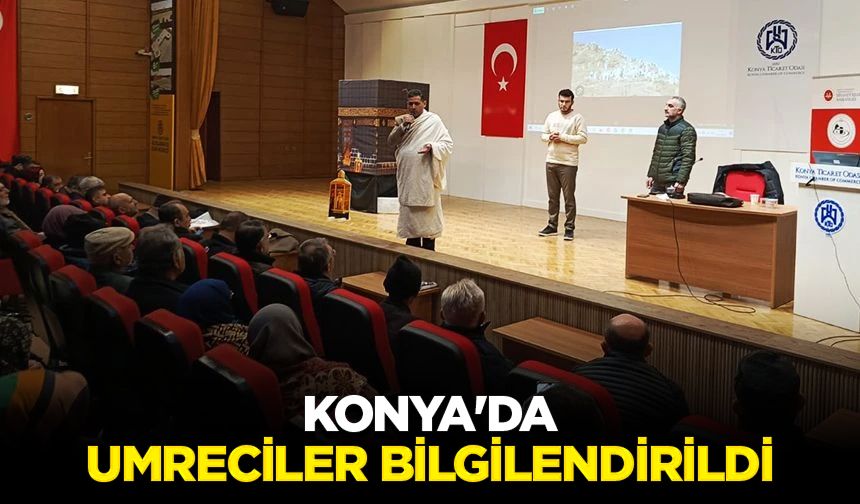 Konya'da umreciler bilgilendirildi