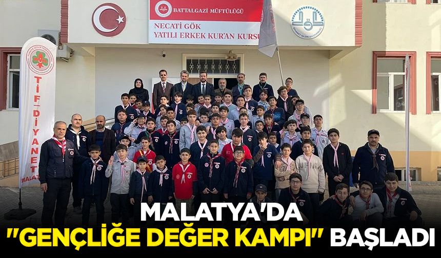 Malatya'da "Gençliğe Değer Kampı" başladı