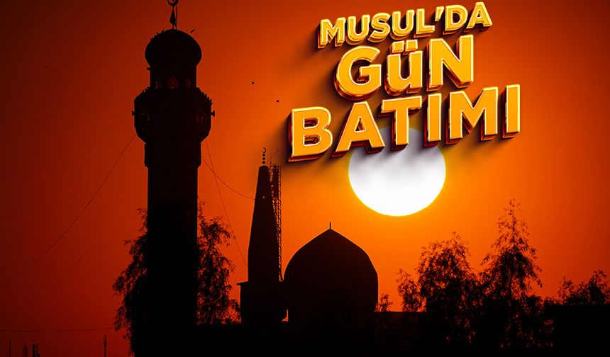 Musul'da gün batımı