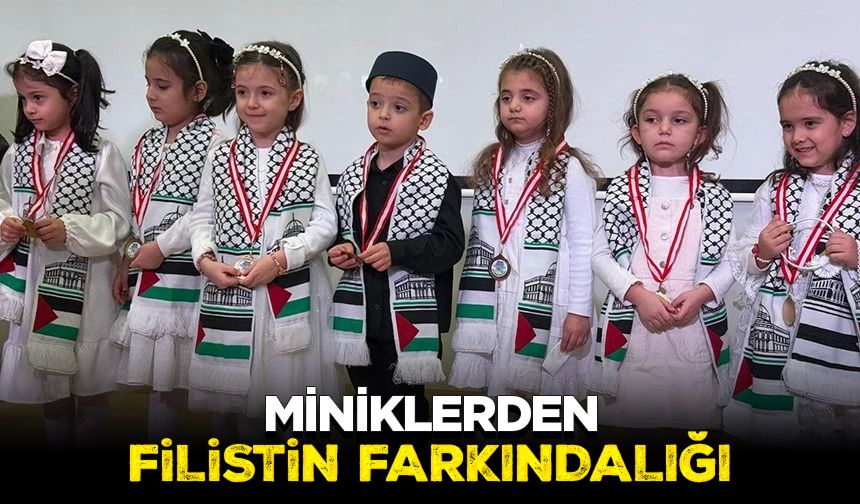 Miniklerden Filistin farkındalığı