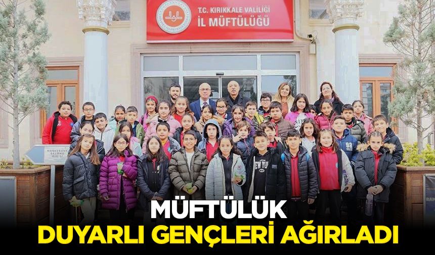 Müftülük duyarlı gençleri ağırladı