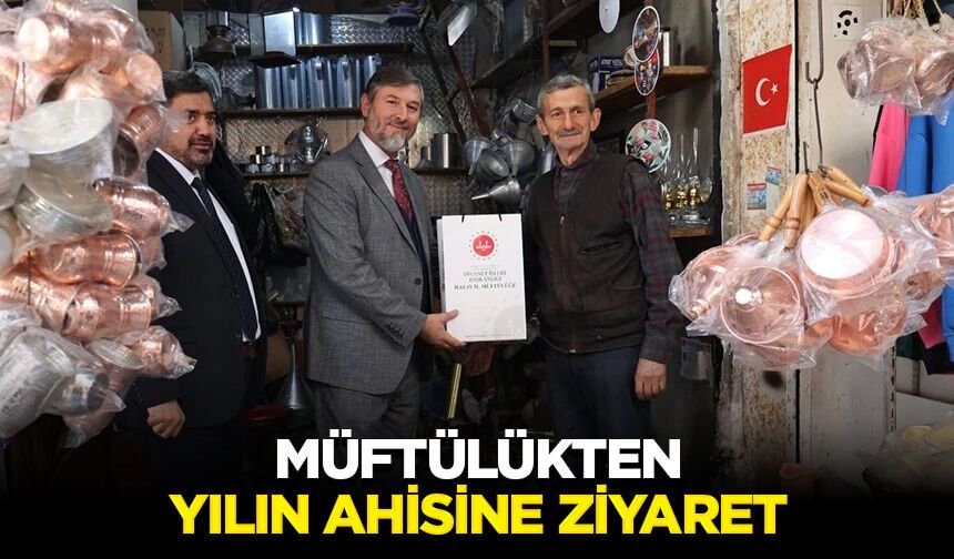 Müftülükten yılın ahisine ziyaret