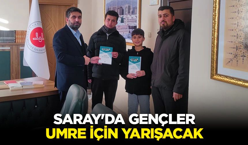 Saray'da gençler umre için yarışacak