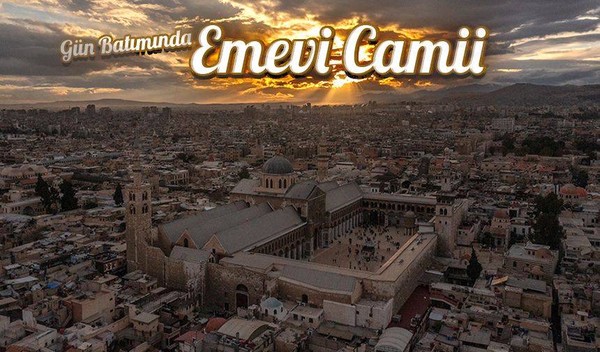 Suriye'nin başkenti Şam'daki Emevi Camii