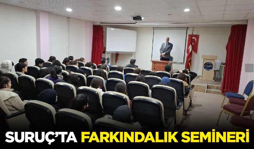 Suruç’ta farkındalık semineri