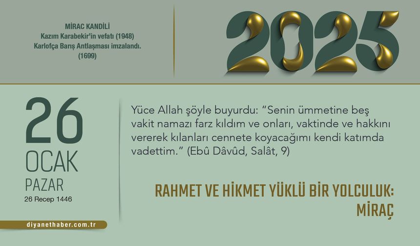 Rahmet ve Hikmet Yüklü Bir Yolculuk: Miraç