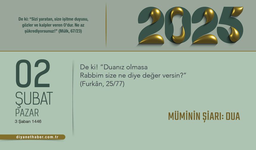 Müminin Şiarı: Dua