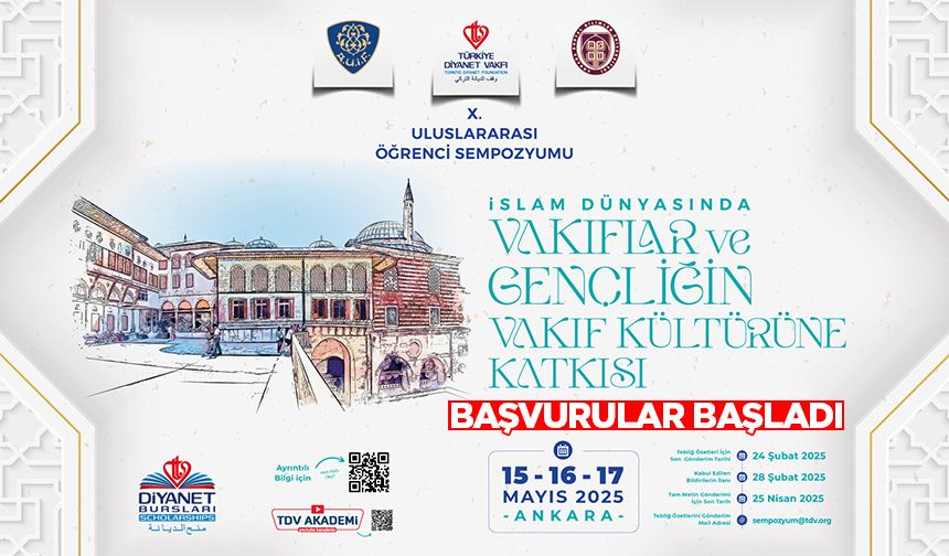 Türkiye Diyanet Vakfı 10. Uluslararası Öğrenci Sempozyumu’na başvurular başladı