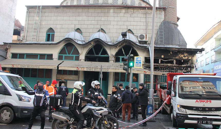 Kocaeli'de camide çıkan yangın hasara yol açtı