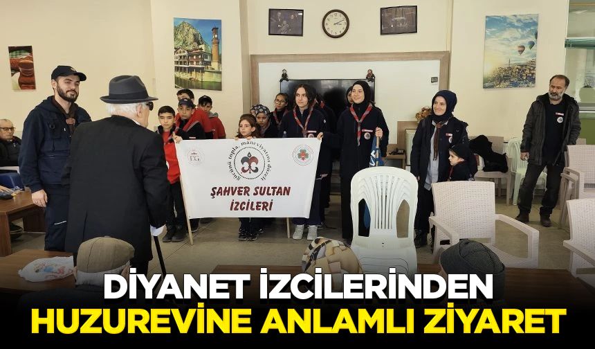 Diyanet izcilerinden huzurevine anlamlı ziyaret