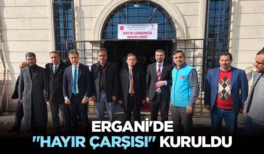 Ergani'de "Hayır Çarşısı" kuruldu