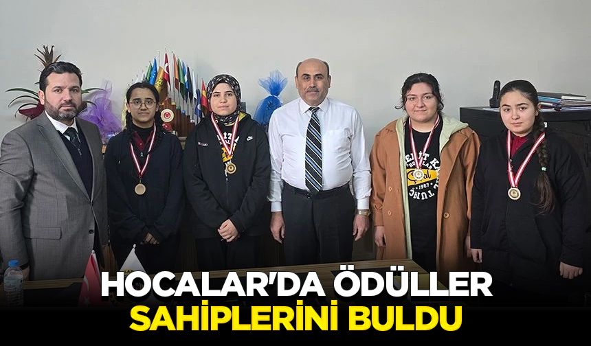 Hocalar'da ödüller sahiplerini buldu