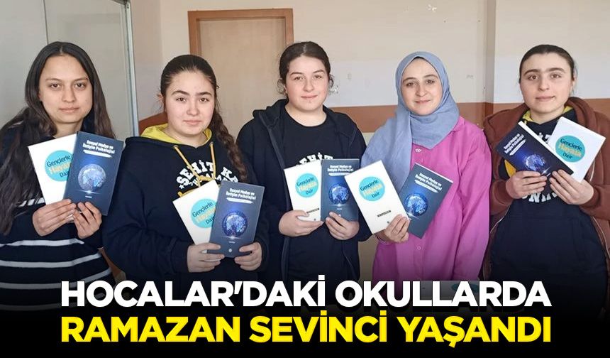 Hocalar'daki okullarda ramazan sevinci yaşandı