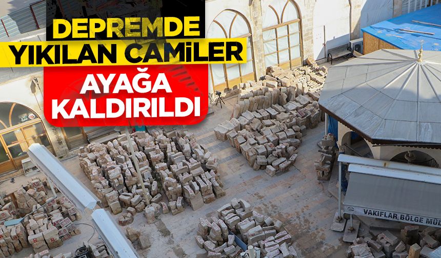 Kilis'te depremde hasar gören 19 tarihi camiden 3'ünün onarımı tamamlandı