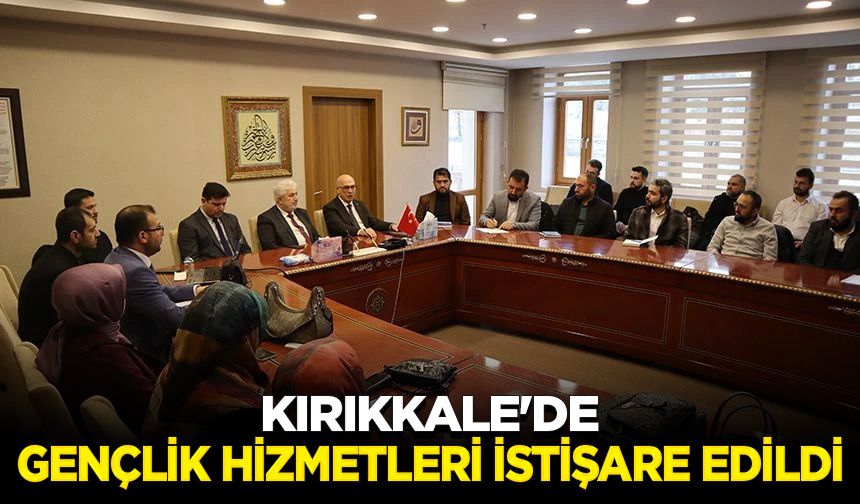 Kırıkkale'de gençlik hizmetleri istişare edildi