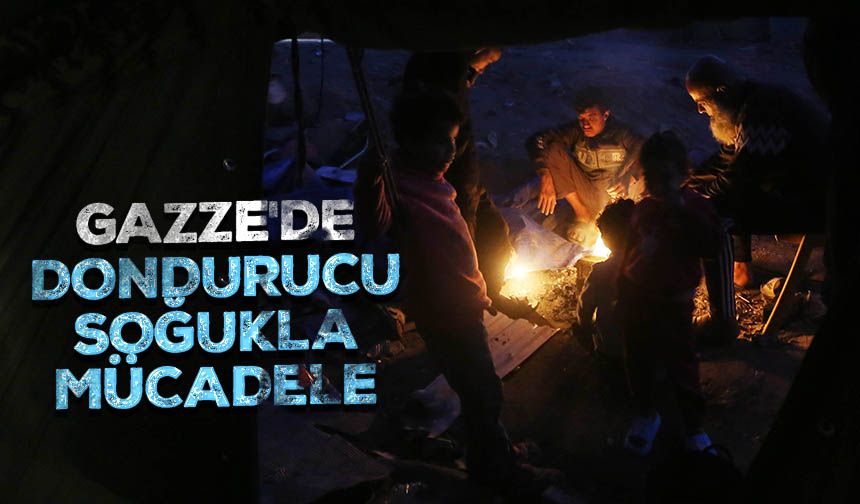 Gazzedece Dondurucu Soğukla Mücadele