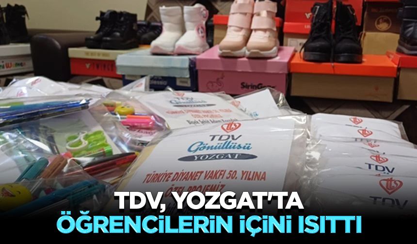 TDV, Yozgat'ta öğrencilerin içini ısıttı