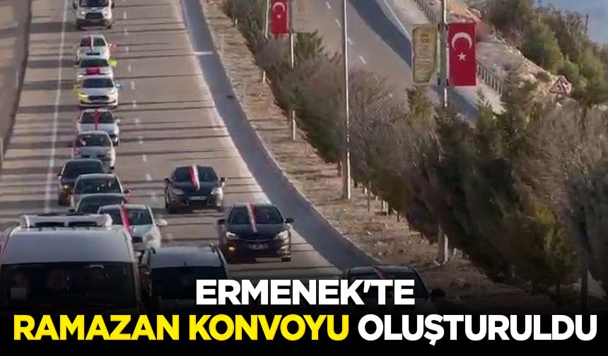 Ermenek'te "Ramazan Konvoyu" oluşturuldu