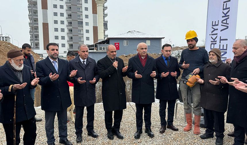 Malatya'da İmmihan Alas Camii'nin temeli atıldı