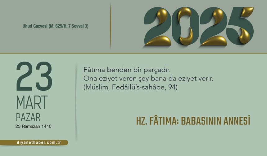 Hz. Fâtıma: Babasının Annesi