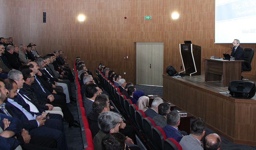 Başkan Yardımcısı Argun, Amasya'da din görevlileriyle buluştu