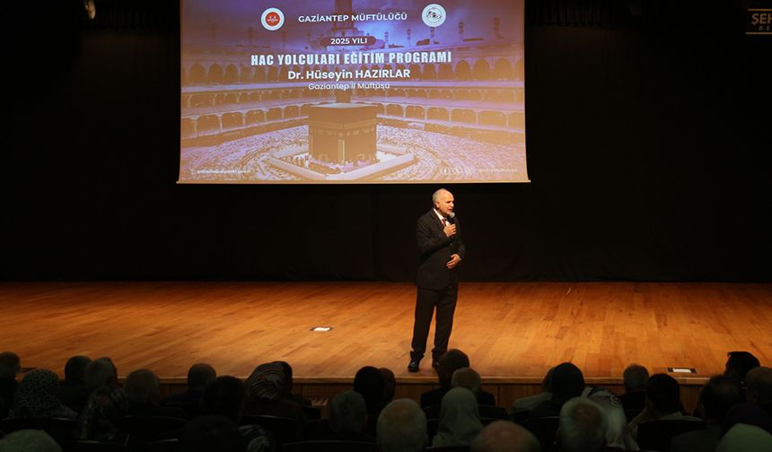 Gaziantep'te hacı adayları bilgilendirildi