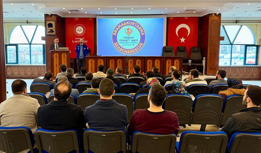 TDV Kayseri Şubesi Arama ve Kurtarma Ekibi Kuruldu
