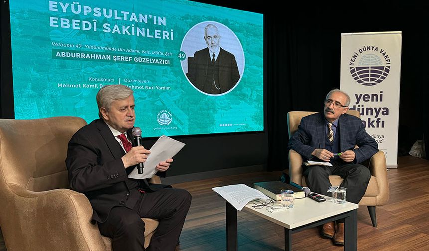 Vaiz, müftü ve şair Abdurrahman Şeref Güzelyazıcı, vefatının 47. yılında anıldı