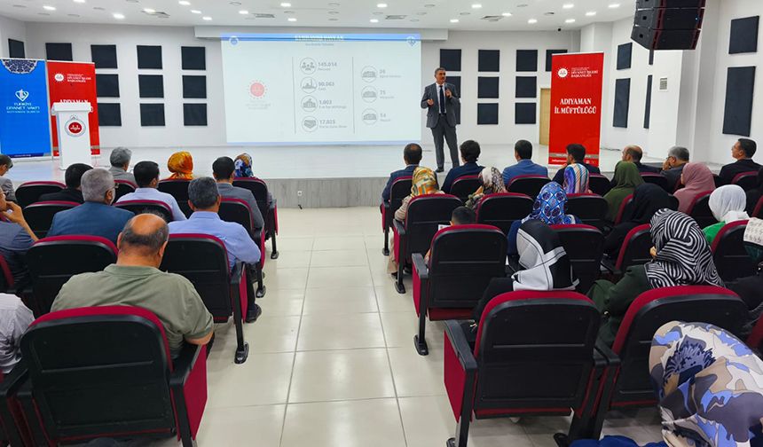 Adıyaman'da vekaletle kurban tanıtım toplantısı yapıldı
