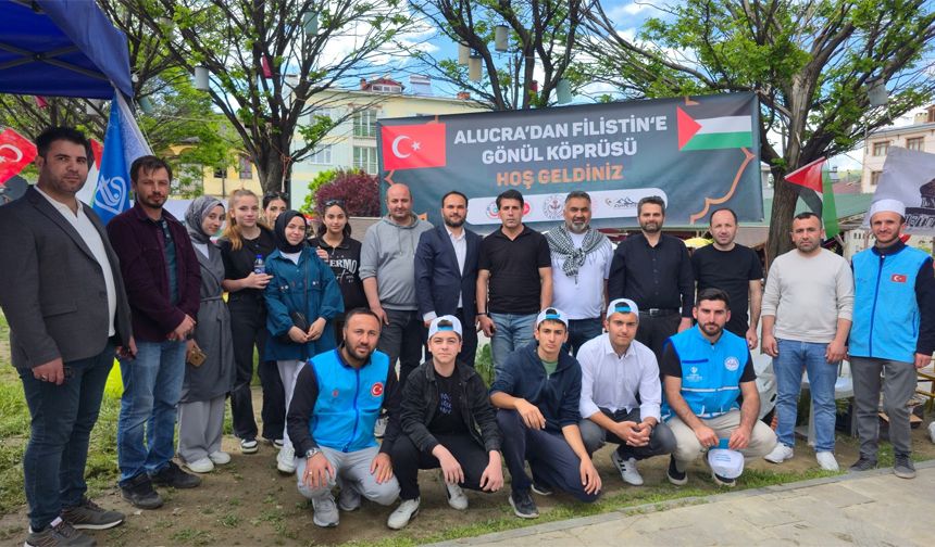 Alucra’da Filistin yararına kermes düzenlendi