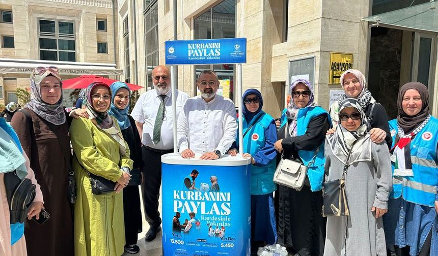 Avcılar'dan filistin'e kardeş eli uzandı