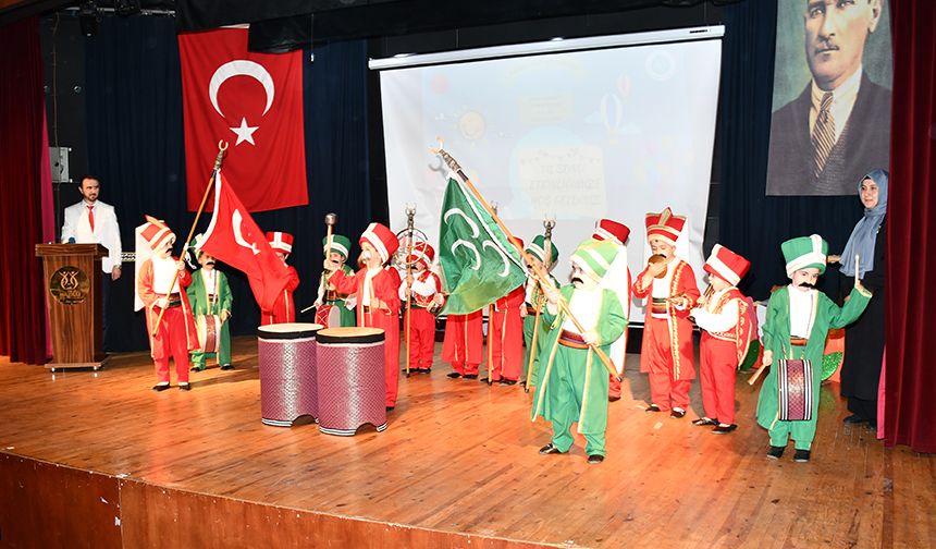 Nazilli'de miniklerden coşkulu veda