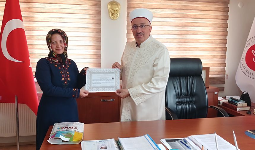 Alman kadın Erdek'te Müslüman oldu