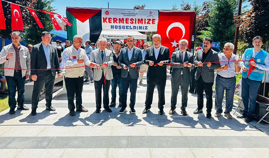Besni'de Gazze için "Hayır Kermesi" düzenledi