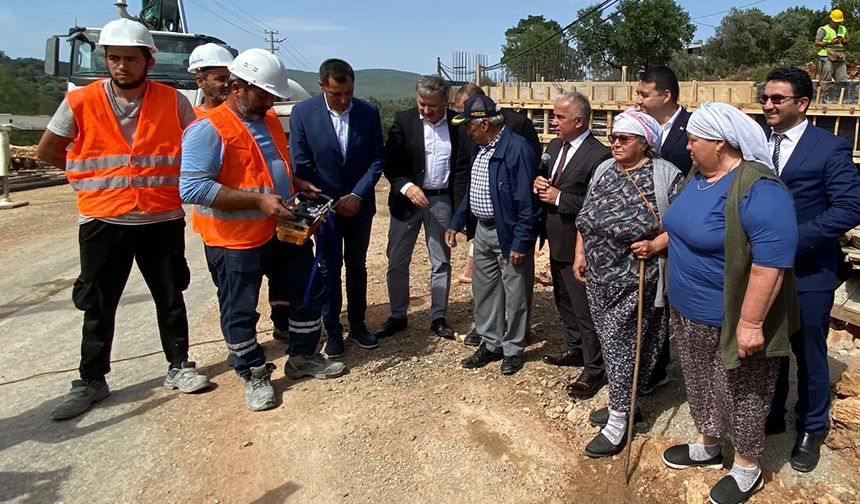 Bodrum Çamlık Camii'nin temeli atıldı
