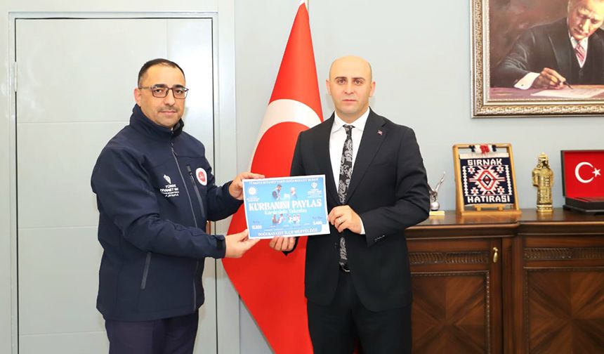 Doğubayazıt Kaymakamı Ekinci'den TDV'ye destek