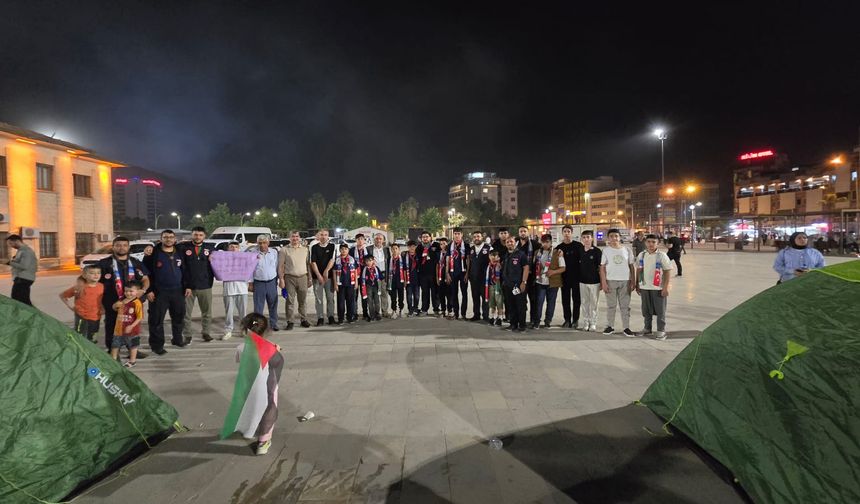 Diyanet izcileri Gazze nöbetinde